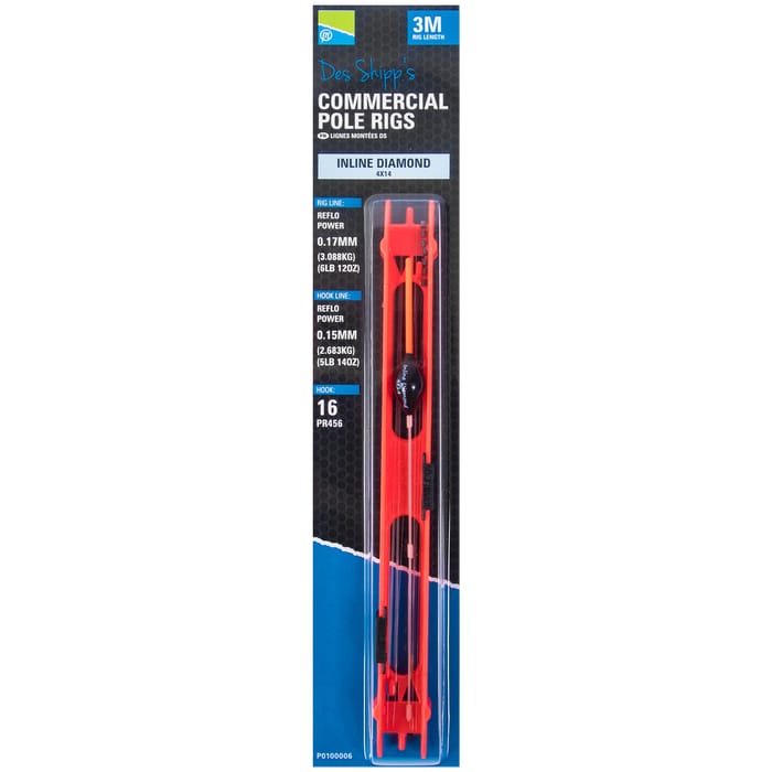 Preston DS Commercial Pole Rig Inline Diamond