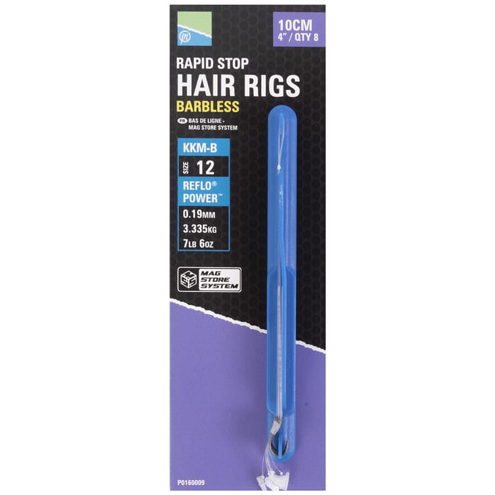 Preston MSS 4" Rapid Stop Hair Rig 12 KKM-B