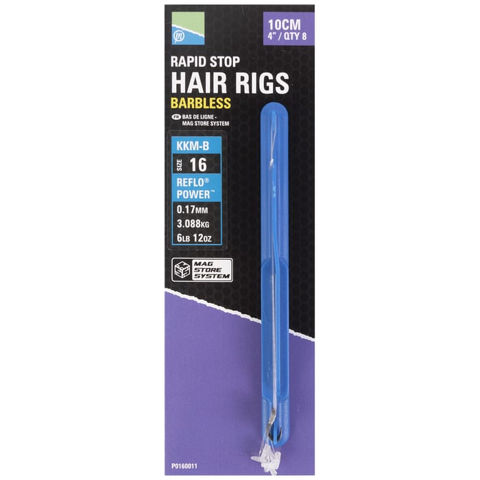 Preston MSS 4" Rapid Stop Hair Rig 16 KKM-B