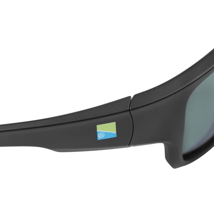 Preston Polarised Sunglasses Close Up 2