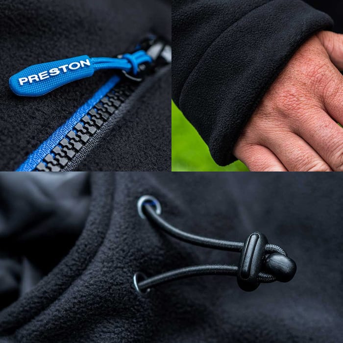 Preston Hooded Fleece Close Up