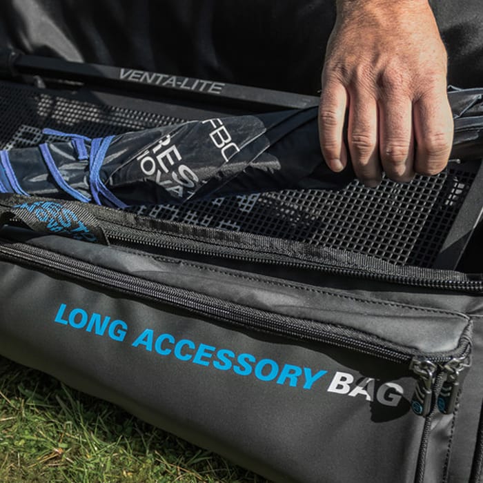 Preston World Champion Long Accessory Bag In Use