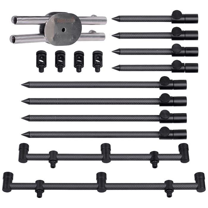 Prologic Black Fire Pod 'n' Goalpost 3 Rods Kit