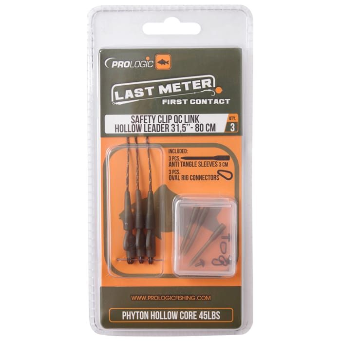 Prologic Safety Clip QC Link Hollow Leader