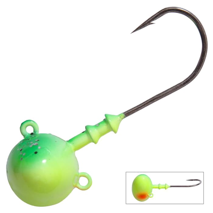 Quantum Vertical Jig Head Toxic River