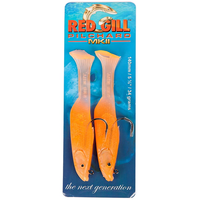 Red Gill Pilchard Mk2 Lures Orange