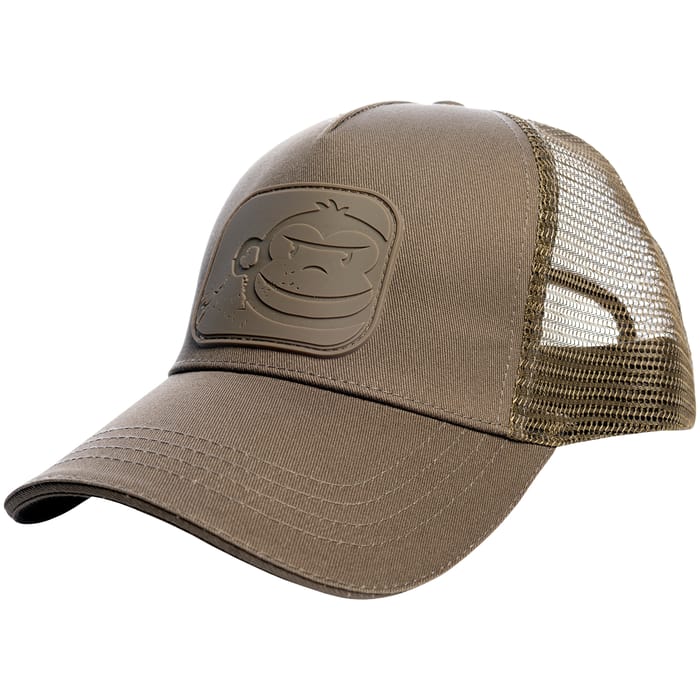 RidgeMonkey APEarel Dropback Trucker Fishing Cap Brown
