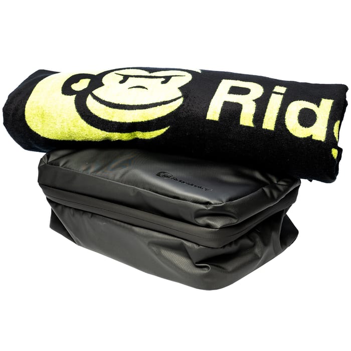 RidgeMonkey LX Bath Towel & Weatherproof Shower Caddy