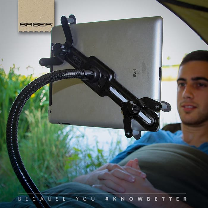 Saber Tablet Holder In Use 2