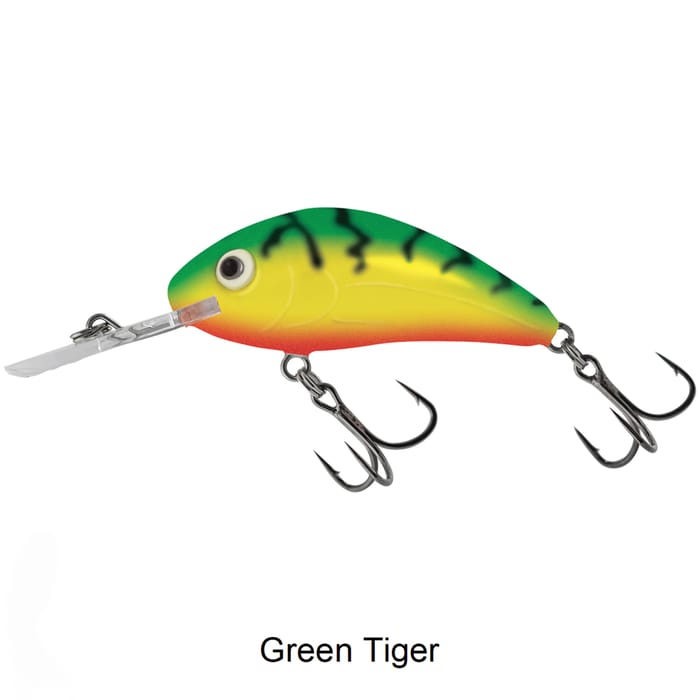 Salmo Rattlin Hornet 3.5cm Floating Lure Green Tiger