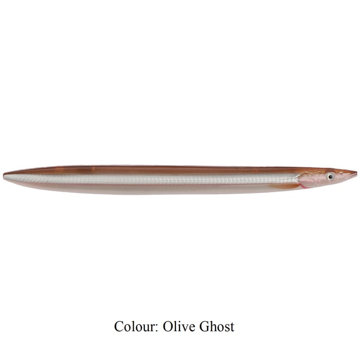 Savage Gear 3D Line Thru Sandeel Olive Ghost