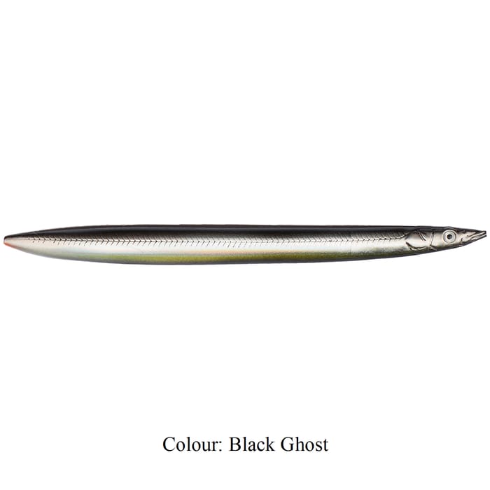 Savage Gear 3D Line Thru Sandeel Black Ghost
