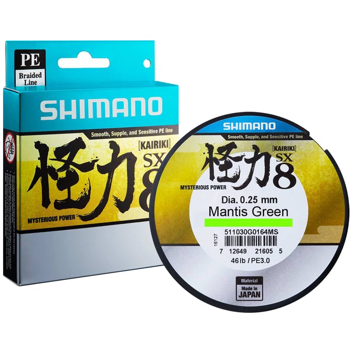 Shimano Kairiki Mantis Green PE Braid