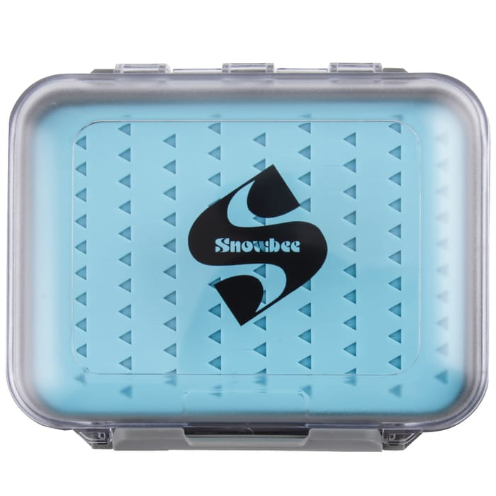 Snowbee Easy-Vue Silicone Foam Fly Box Medium Closed