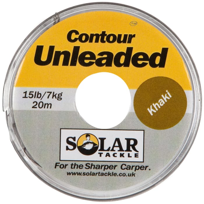 Solar Contour Unleaded Hooklink 15lb Khaki