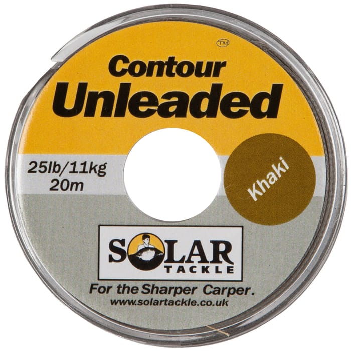 Solar Contour Unleaded Hooklink 25lb Khaki
