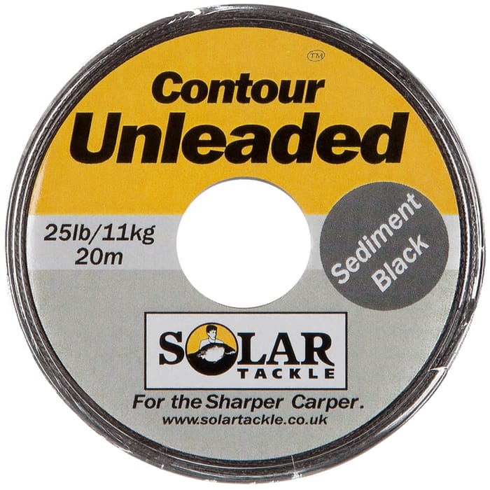 Solar Contour Unleaded Hooklink 25lb Black