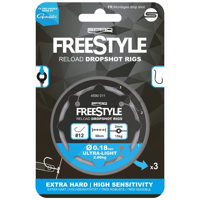 Spro Freestyle Reload Dropshot Rigs