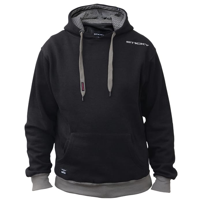 Sticky Baits Black Hoody Front