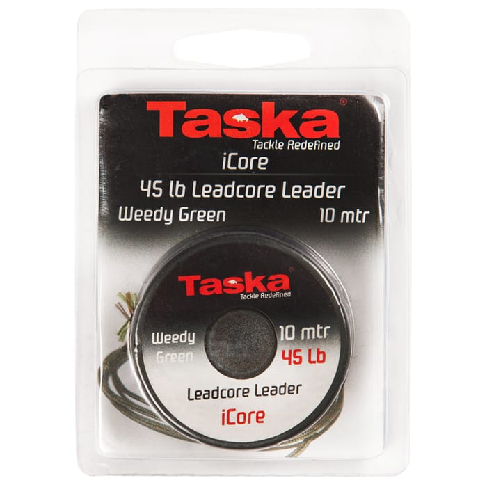 Taska iCore 45lb Leadcore Leader Weedy Green
