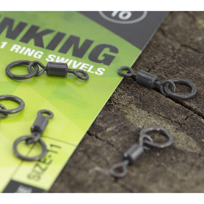 Thinking Anglers PTFE Size 11 Ring Swivels Close Up