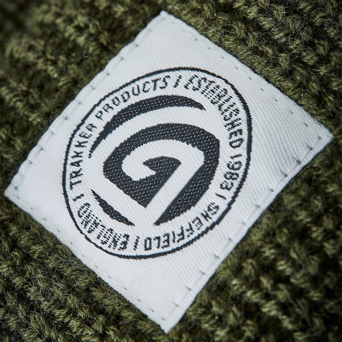 Trakker Cyclone Beanie Close Up Logo