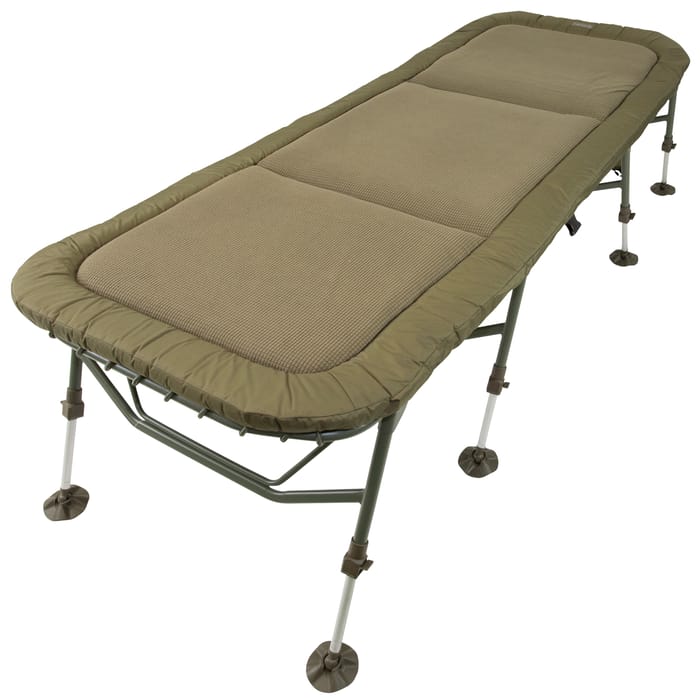 Trakker RLX 8 Leg Bedchair Height Adjusted