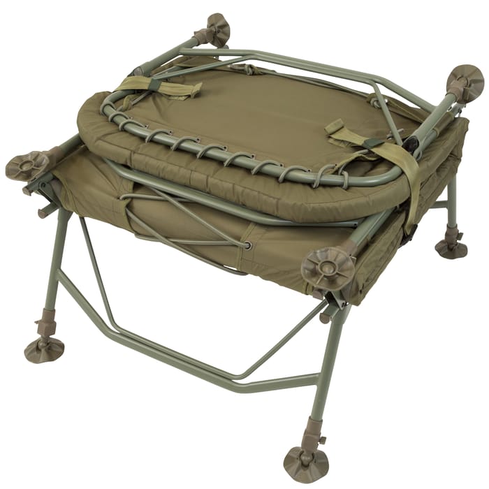 Trakker RLX 8 Leg Bedchair Folded
