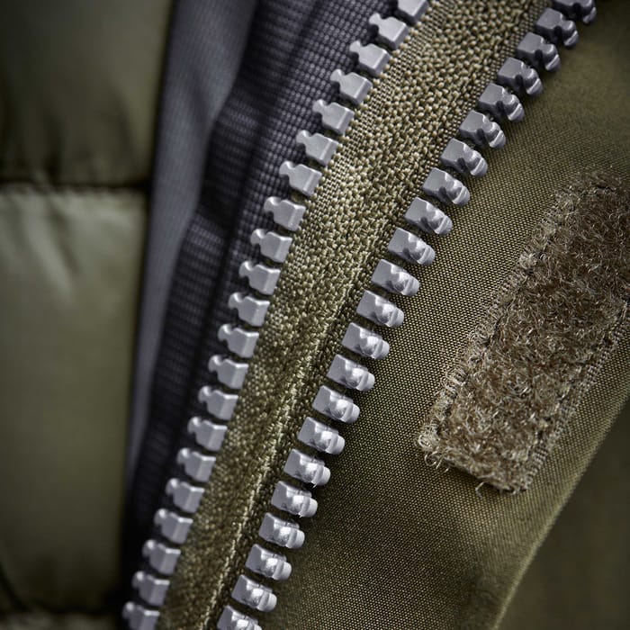 Trakker Summit XP Fishing Jacket Close Up Zip 