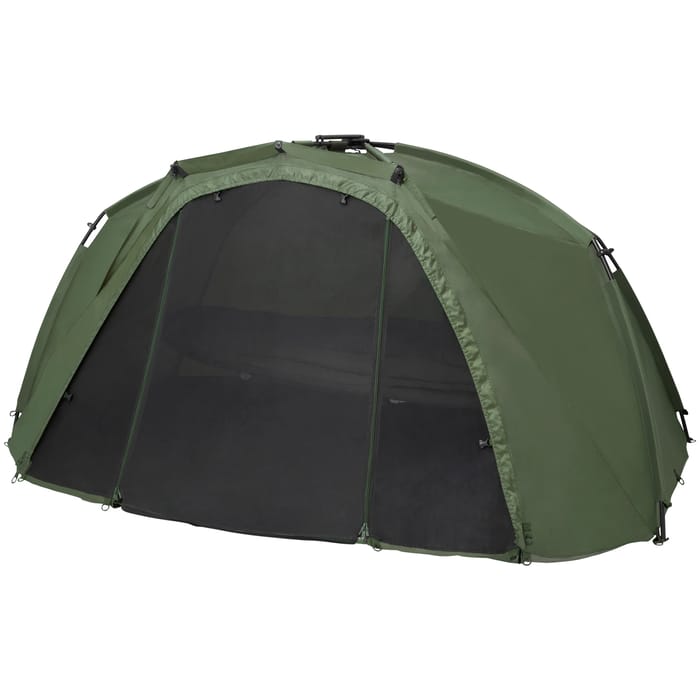 Trakker Tempest Brolly V2 Insect Panel In Place