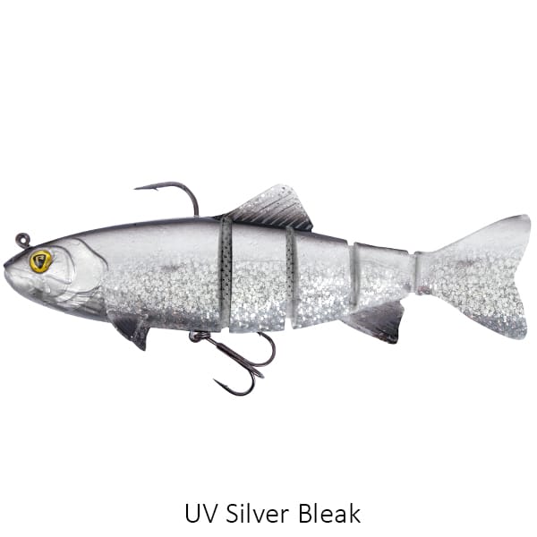 Fox Rage Realistic Replicant Trout Lure Jointed 18cm UV Silver Bleak