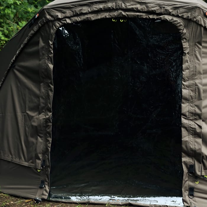 Fox Ultra 60 Khaki Fishing Brolly System System Close Up 9