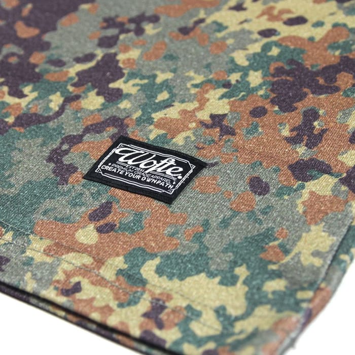 Wofte Flecktarn T-Shirt Close Up