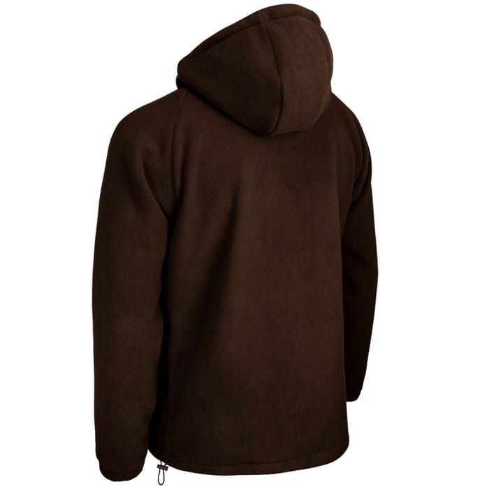 Wofte Fleece Jacket Brown Back