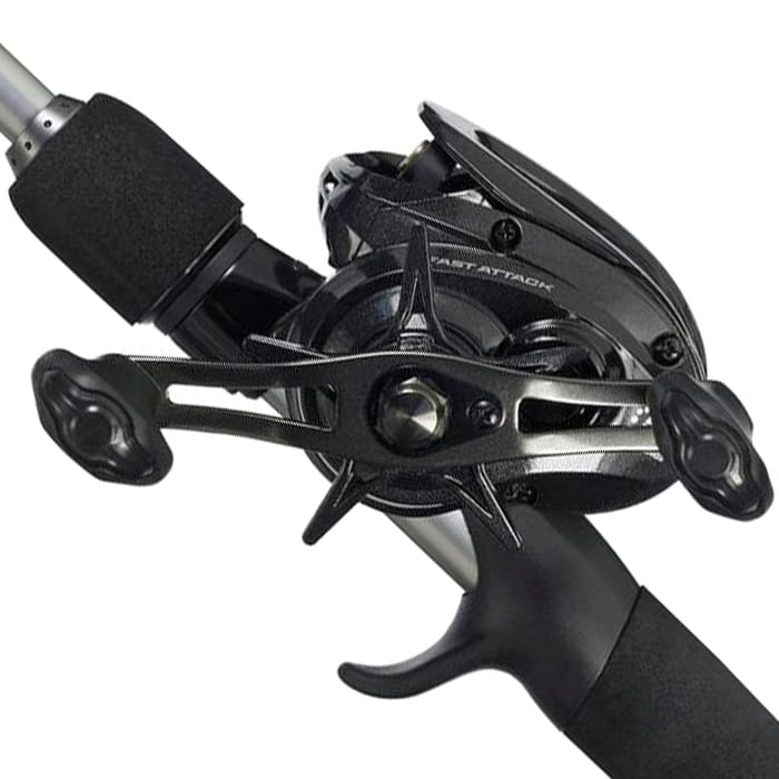Abu Garcia Fast Attack Casting Fishing Rod & Reel Combo Close Up 1