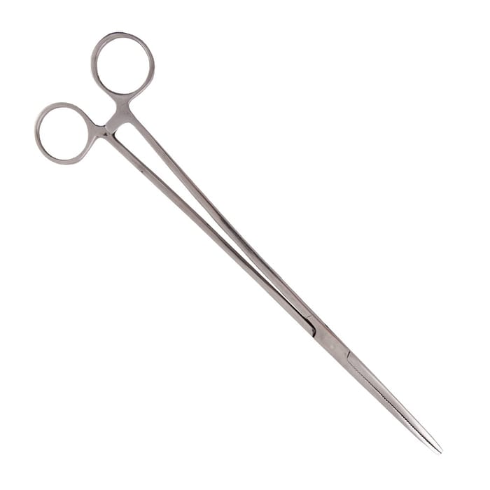 Advanta Stainless Steel Straight Fishing Forceps, Size: 10 Inch 1