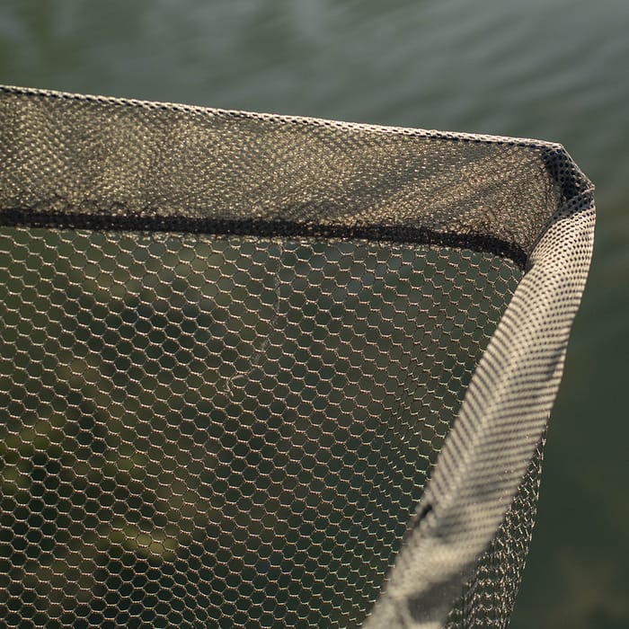 Advanta 42 Inch Landing Net & 6ft 2 Piece Handle With Net Floats In Use 6
