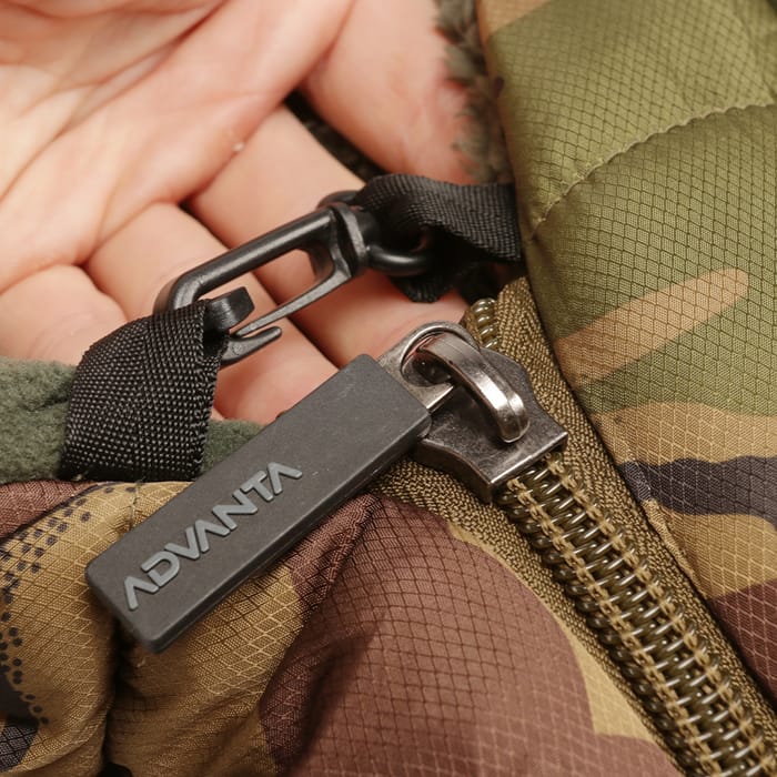 Advanta 4 Season DPM Camo Sleeping Bag Close Up 5