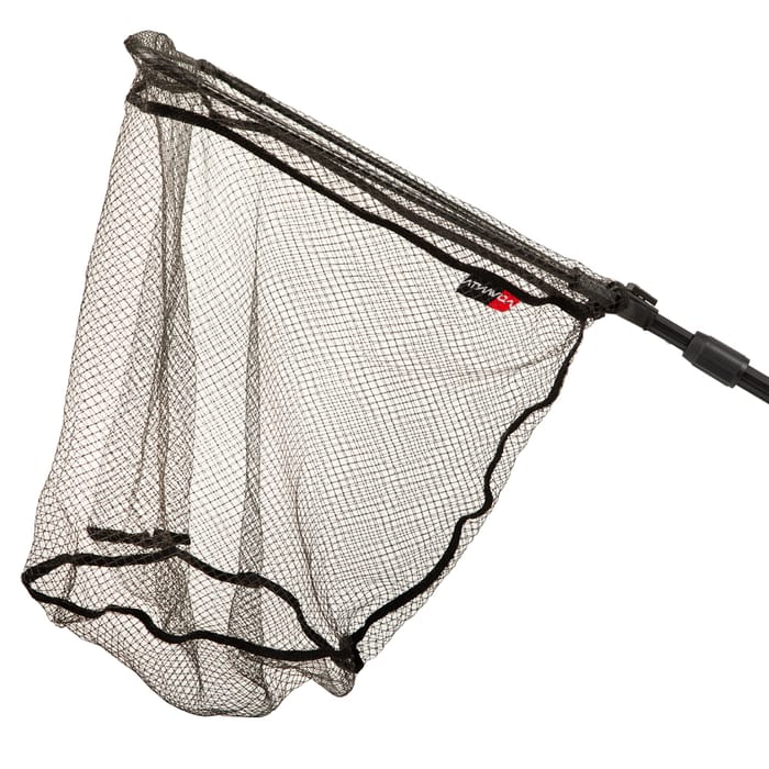 Advanta Rubber Mesh Folding Landing Net & Handle 50cm Close Up 1
