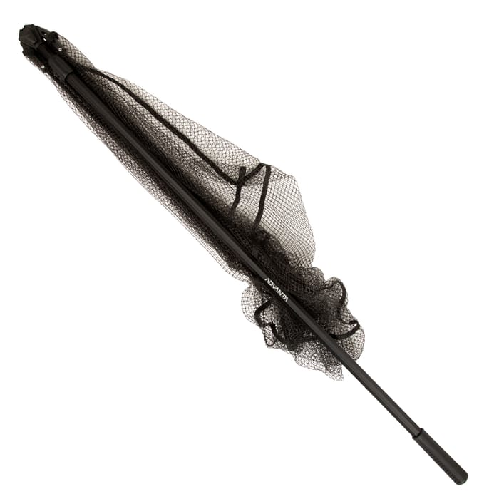 Advanta Rubber Mesh Folding Landing Net & Handle 60cm Close Up 6