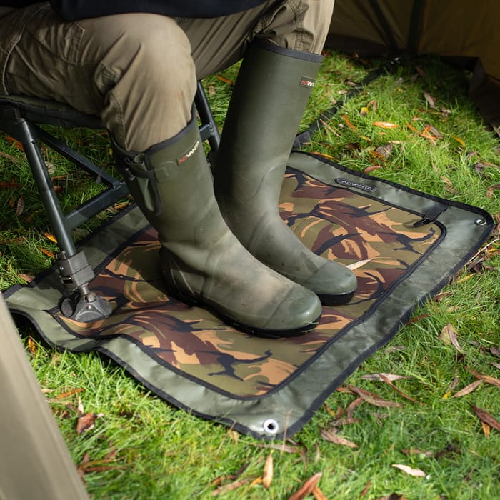 Advanta Camo Bivvy Mat 90cm x 60cm In Use 3