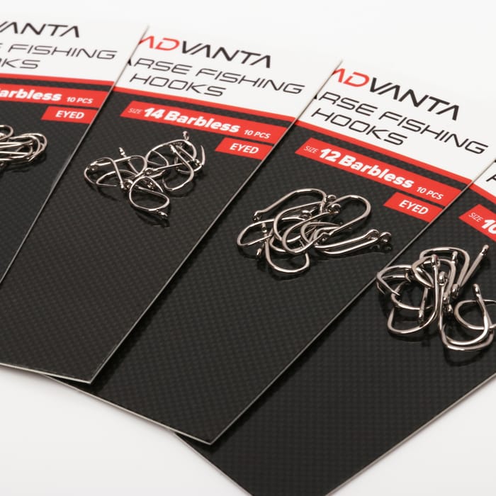 Advanta Coarse Eyed Fishing Hooks - Barbless