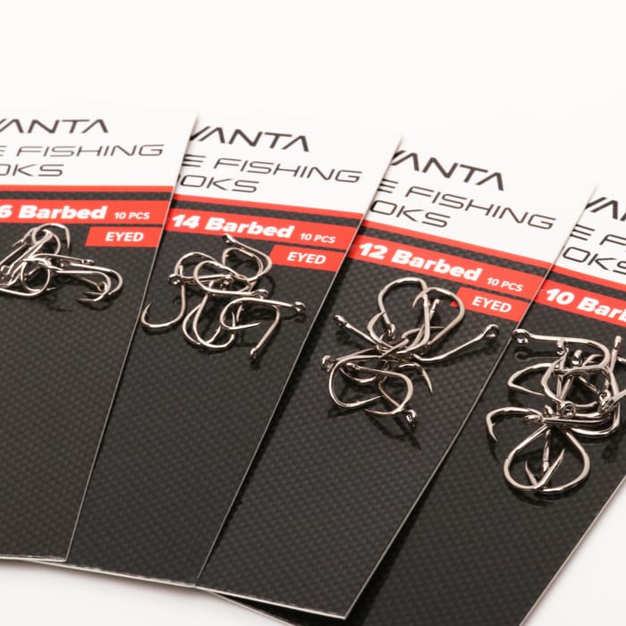 Advanta Coarse Eyed Fishing Hooks - Barbed