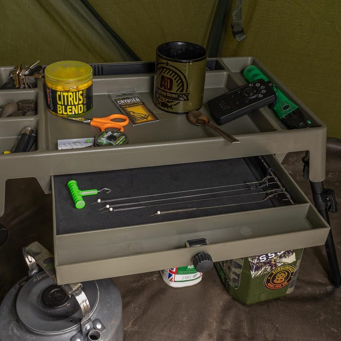 Advanta Discovery CX Bivvy Table In Use 2