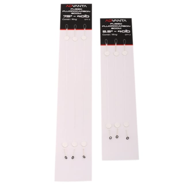 Advanta Fused Fluorocarbon Boom Combi / Ring - Pack of 3