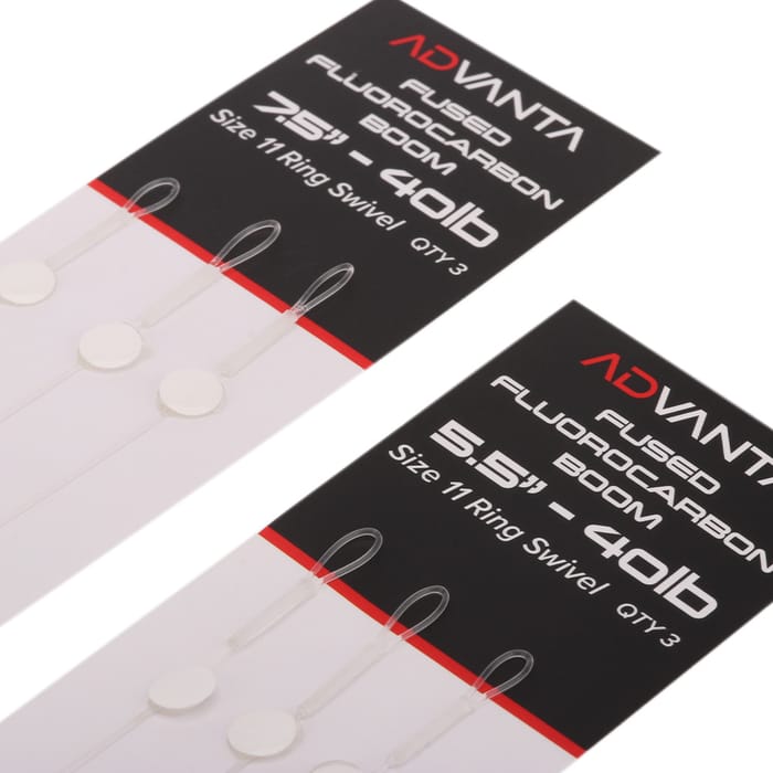 Advanta Fused Fluorocarbon Boom Ring Swivel - Pack of 3 3