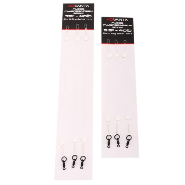 Advanta Fused Fluorocarbon Boom Ring Swivel - Pack of 3