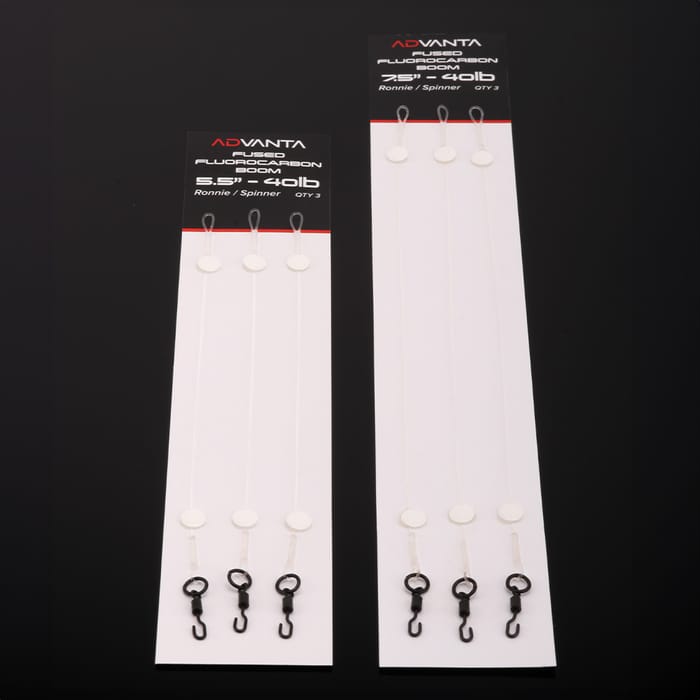 Advanta Fused Fluorocarbon Boom Ronnie / Spinner - Pack of 3 4