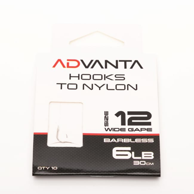 Advanta Spade End Hooks to Nylon 30cm - Barbless