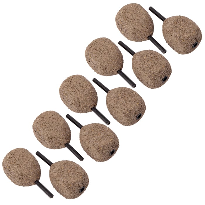 Advanta Inline Square Pear Carp Fishing Lead - Pack of 10